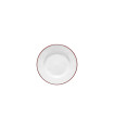 Plato de Pan 15 cm Beja White-Red